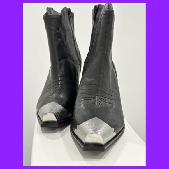 Gianni Bini ON TOUR Western Cowboy Metal Toe Booties (NEW) - Picture 4 of 8